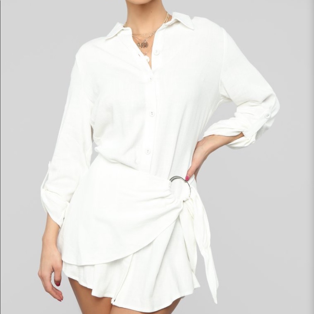 Fashion nova shirt dress